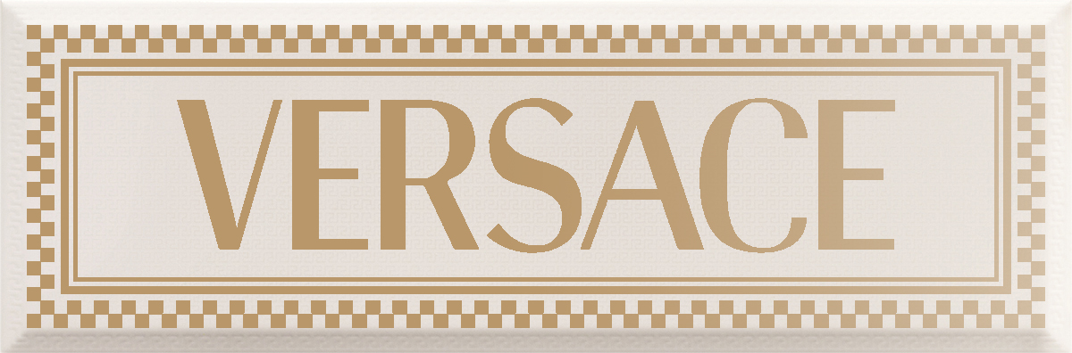Versace Solid Gold Firma White 20x60cm
