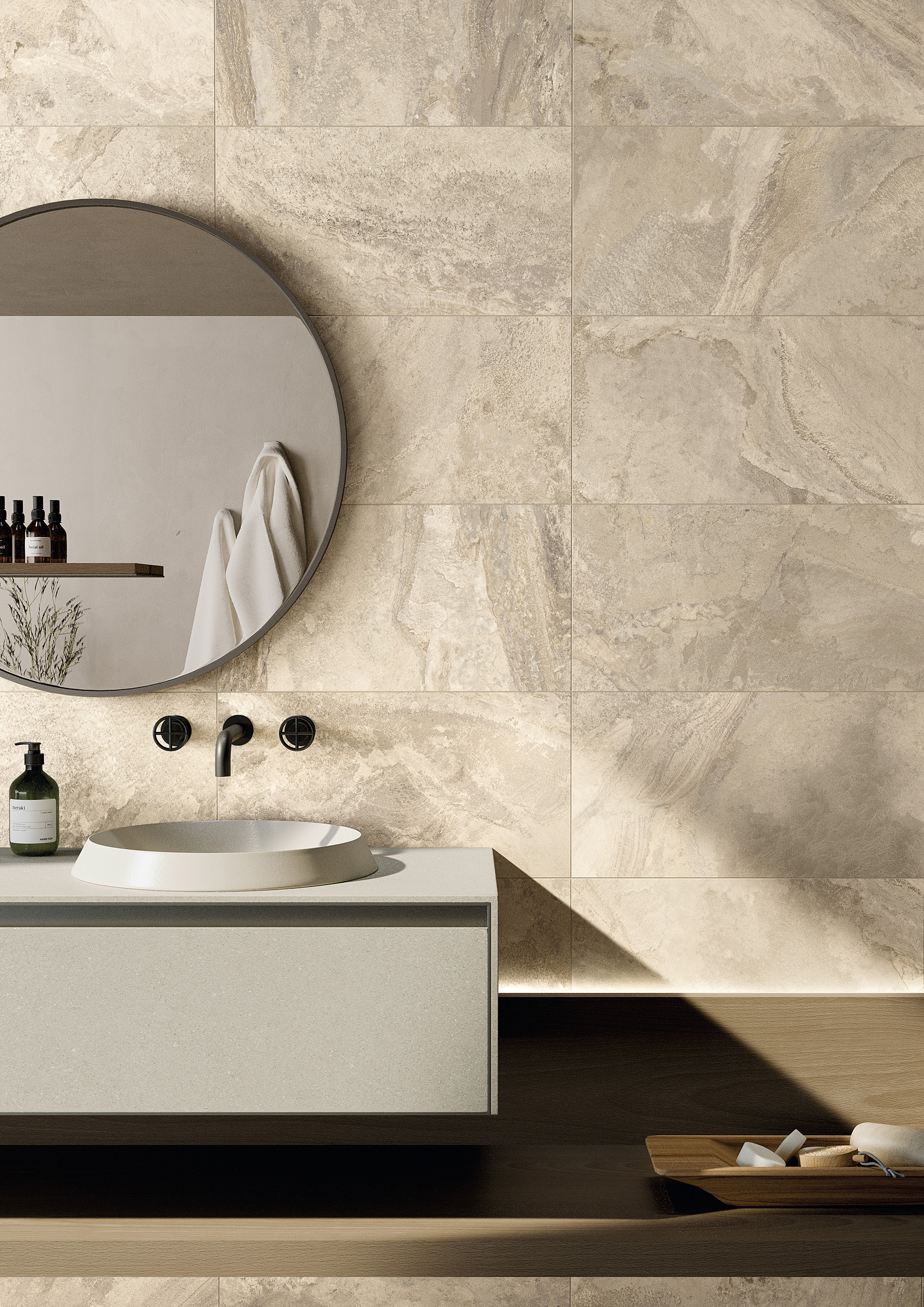 Steinoptik Beige 60x120cm