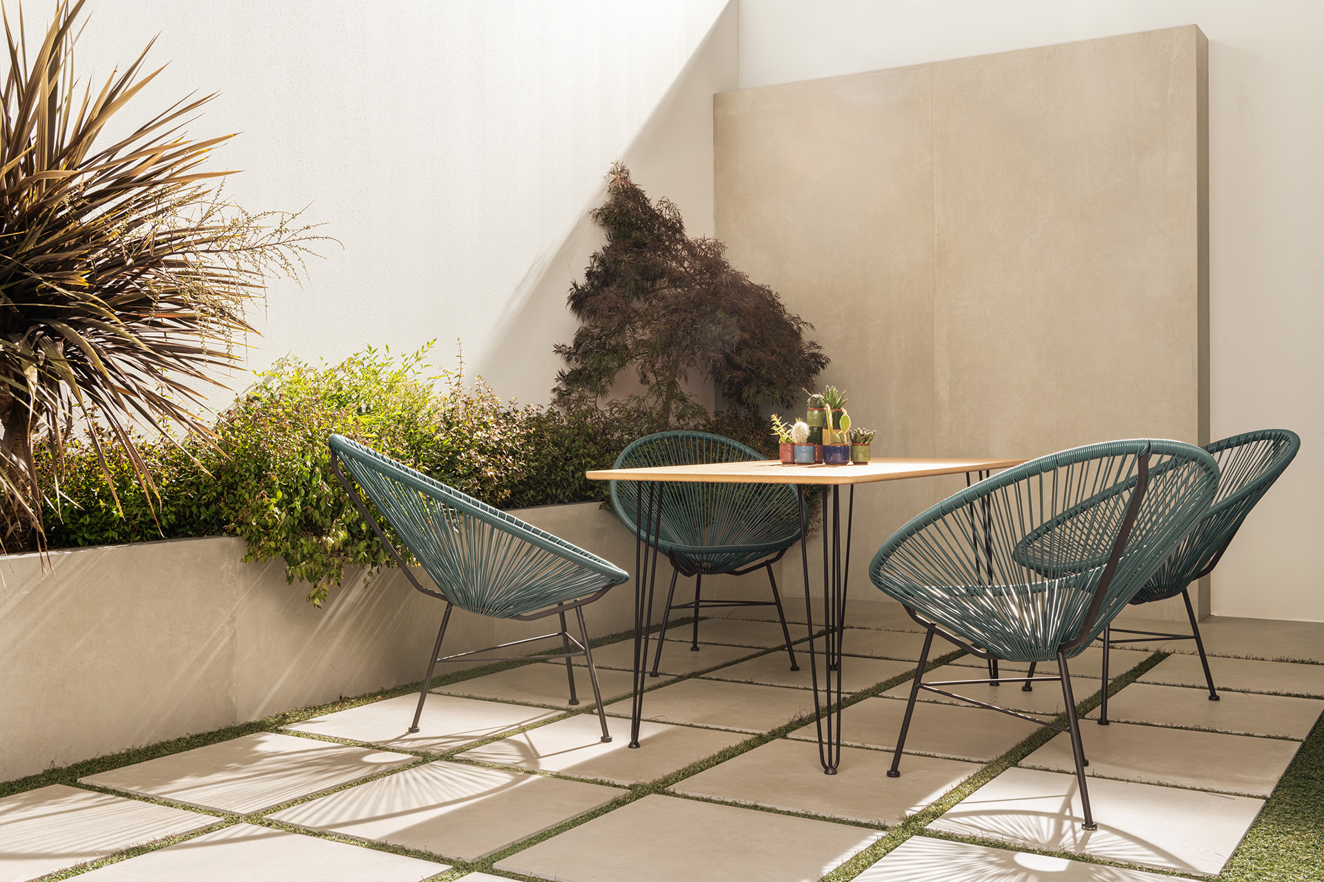 2cm Outdoor Betonoptik Sand 60x60cm