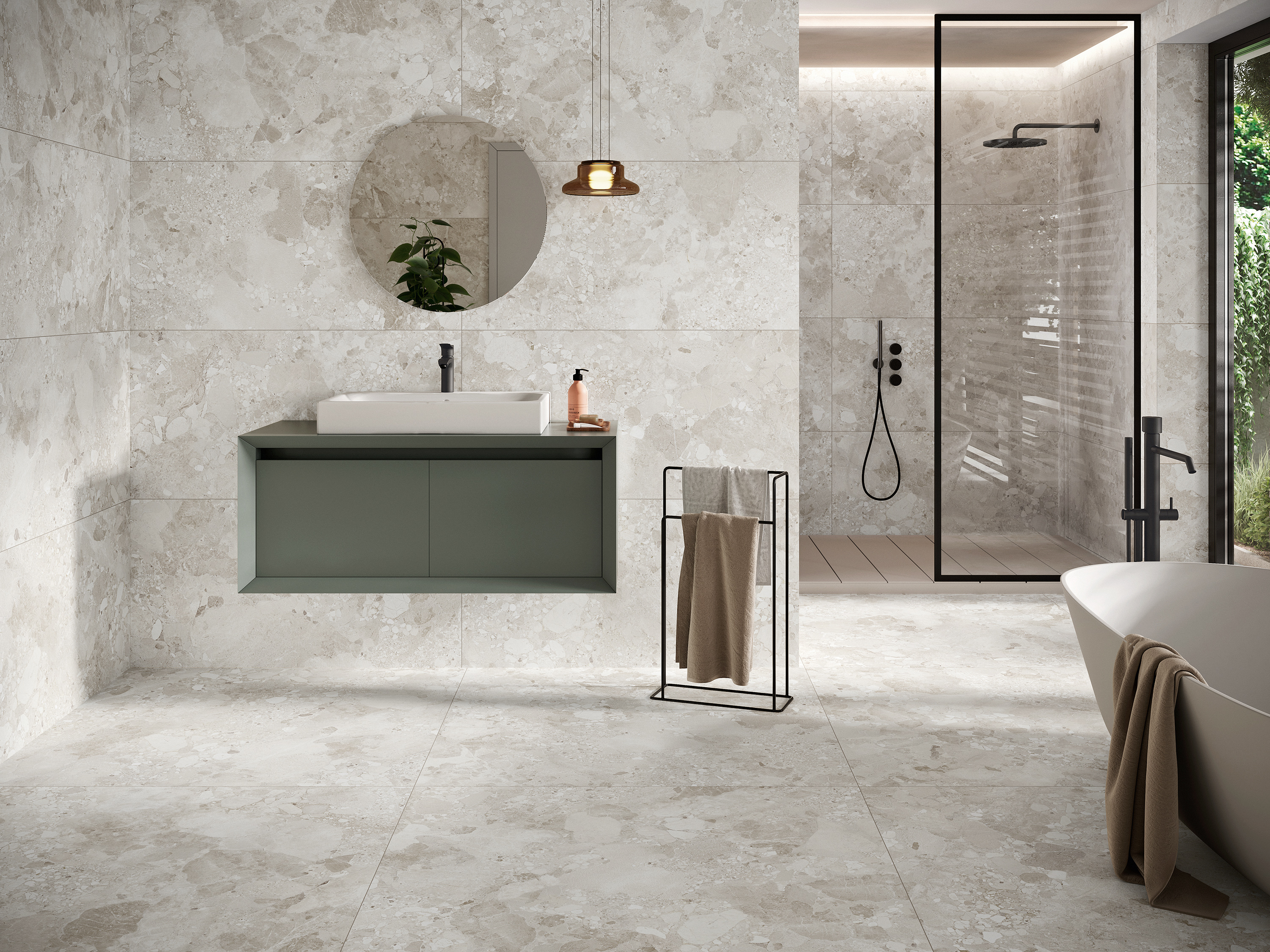 Steinoptik White 60x120cm