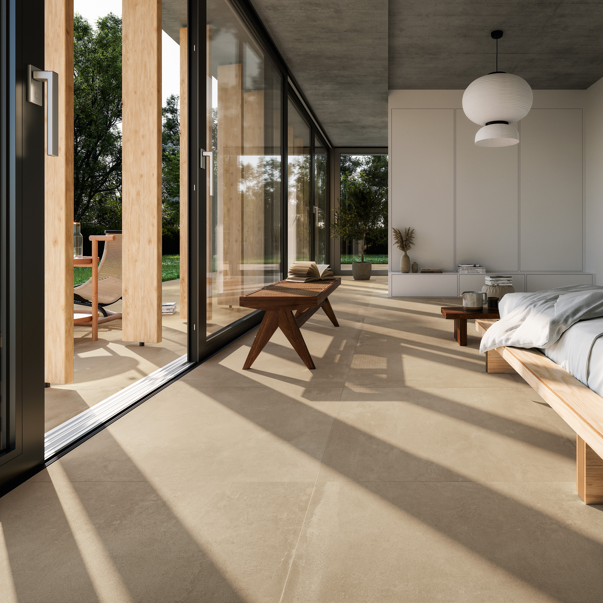 Betonoptik Sand 60x60cm