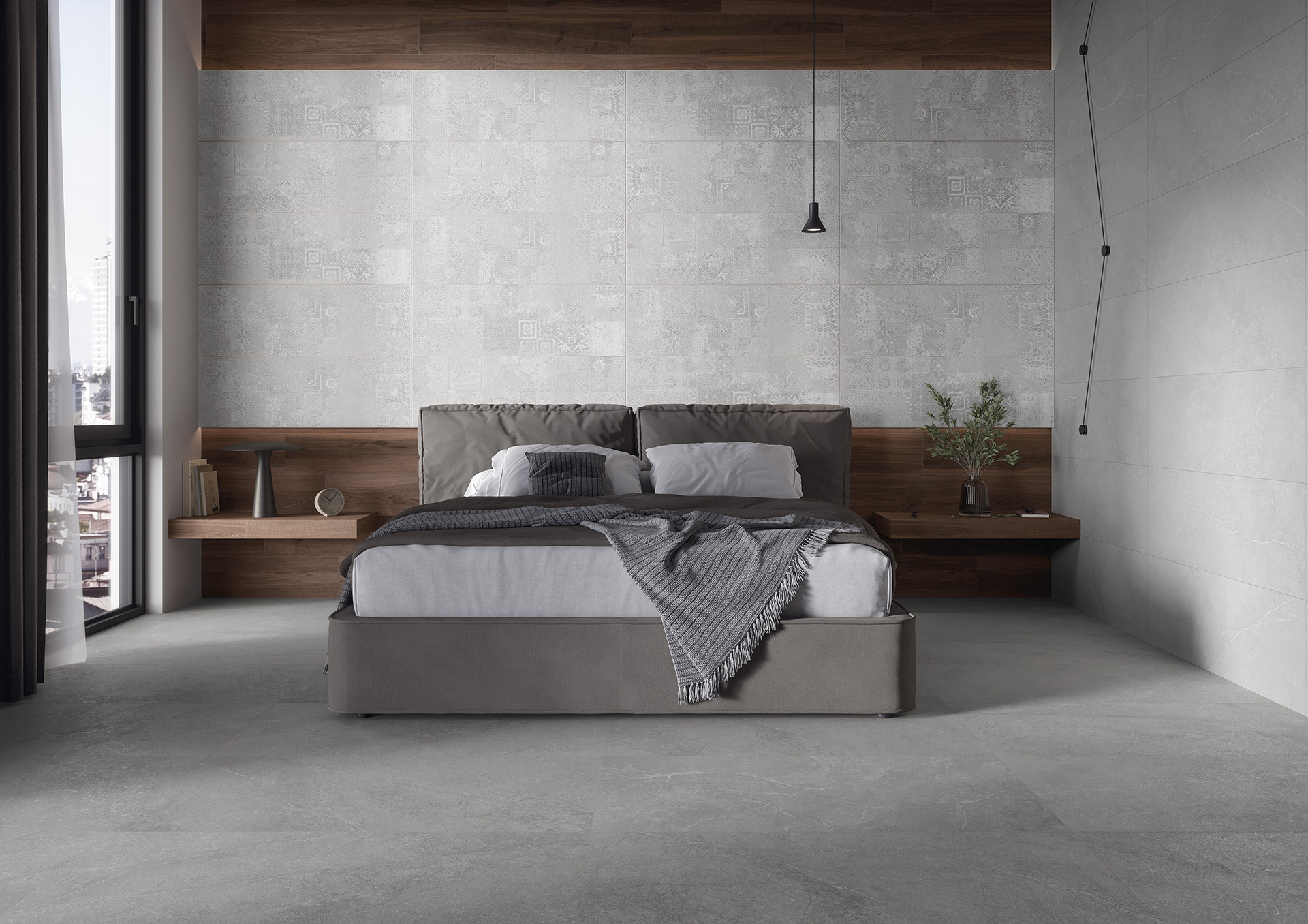 Betonoptik Decor White 40x120cm 