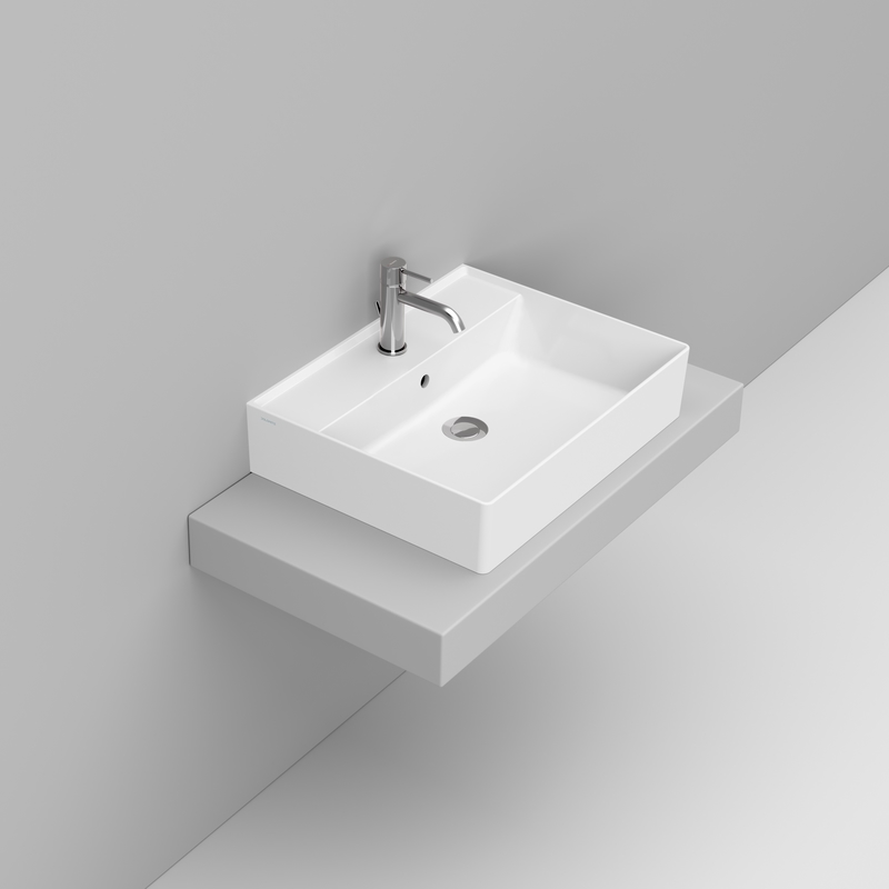 Waschbecken Multiplo Weiß Matt 60x47cm