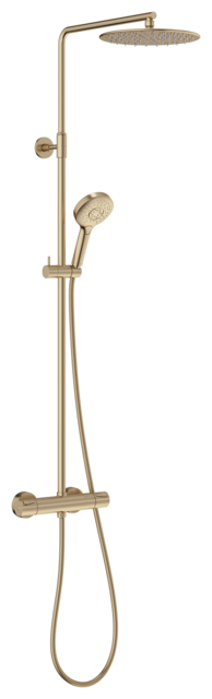 Duschsystem Bronze gebürstet