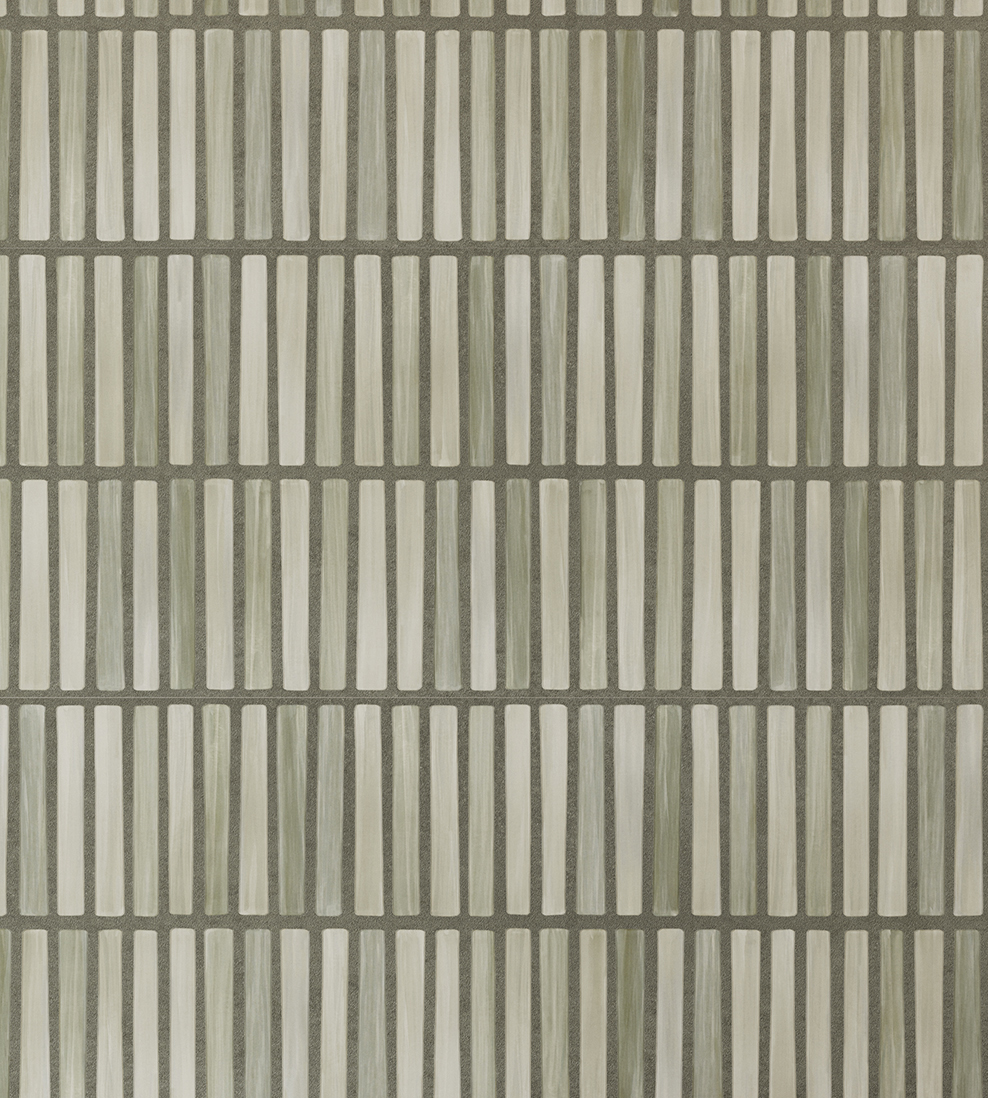 Wandfliese Dekor Grün 40x120cm