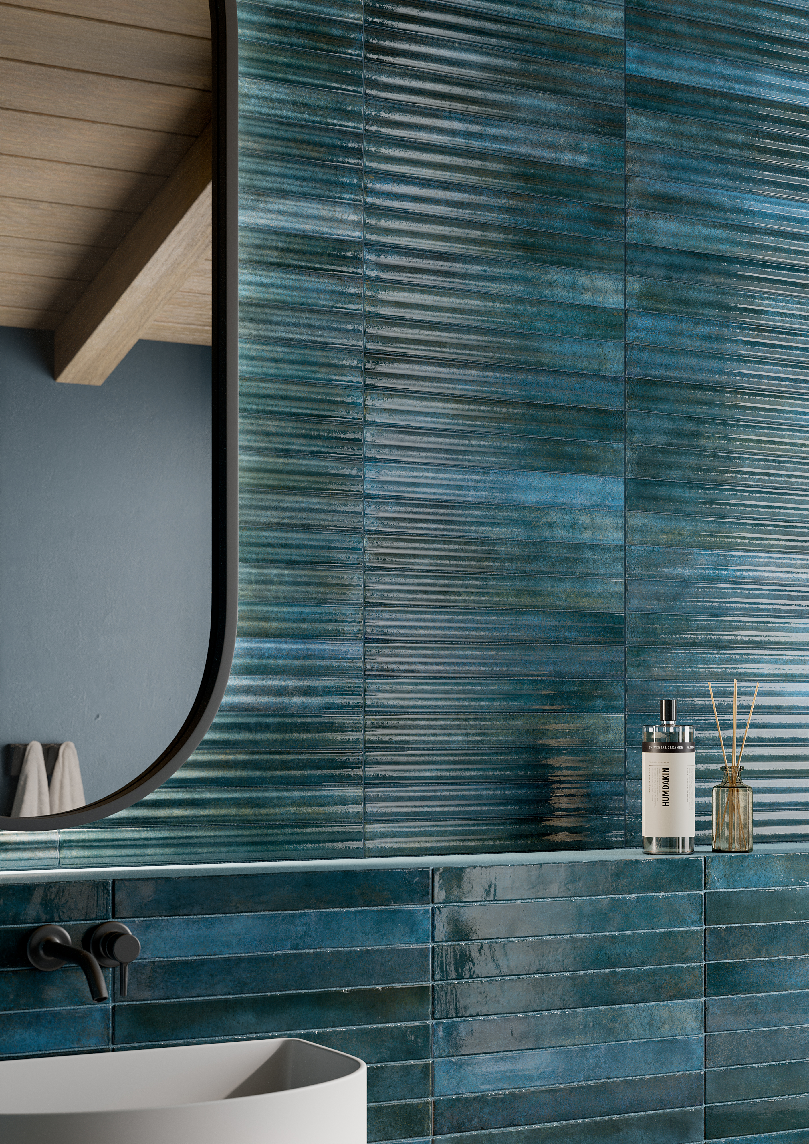 Bordüre Petrol 4,8x45cm