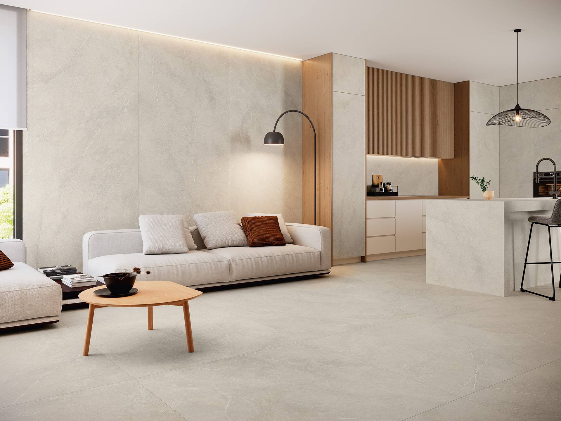 Betonoptik Sand 60x60cm