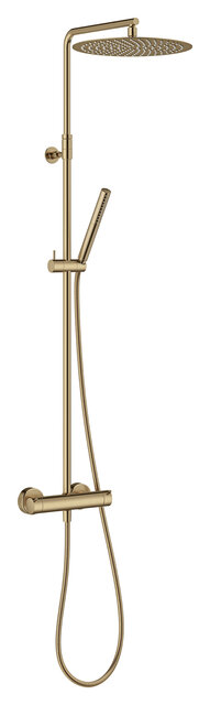 Duschsystem Iris Bronze gebürstet