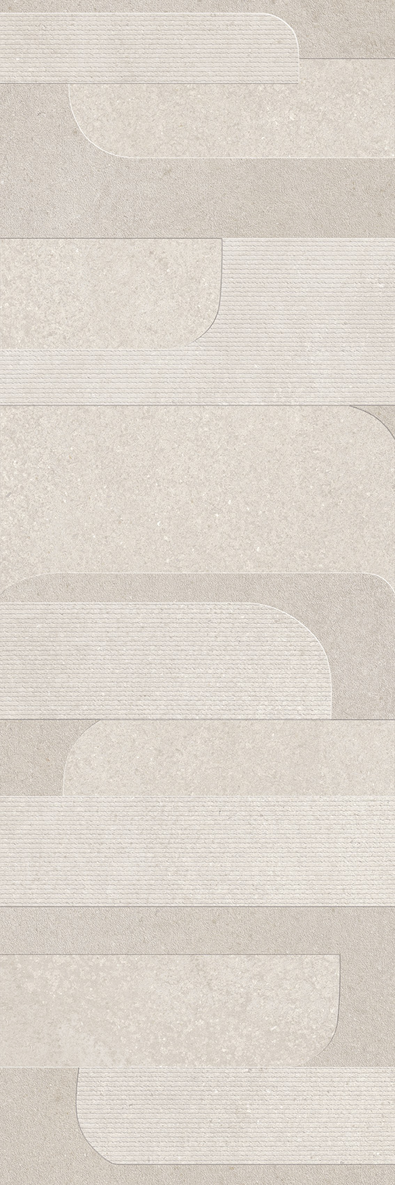 Wandfliese Steinoptik Dekor Beige 40x120cm