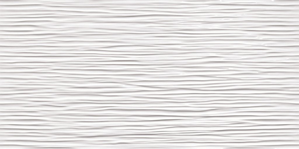 Wanddekor Weiss glänzend 40x80cm