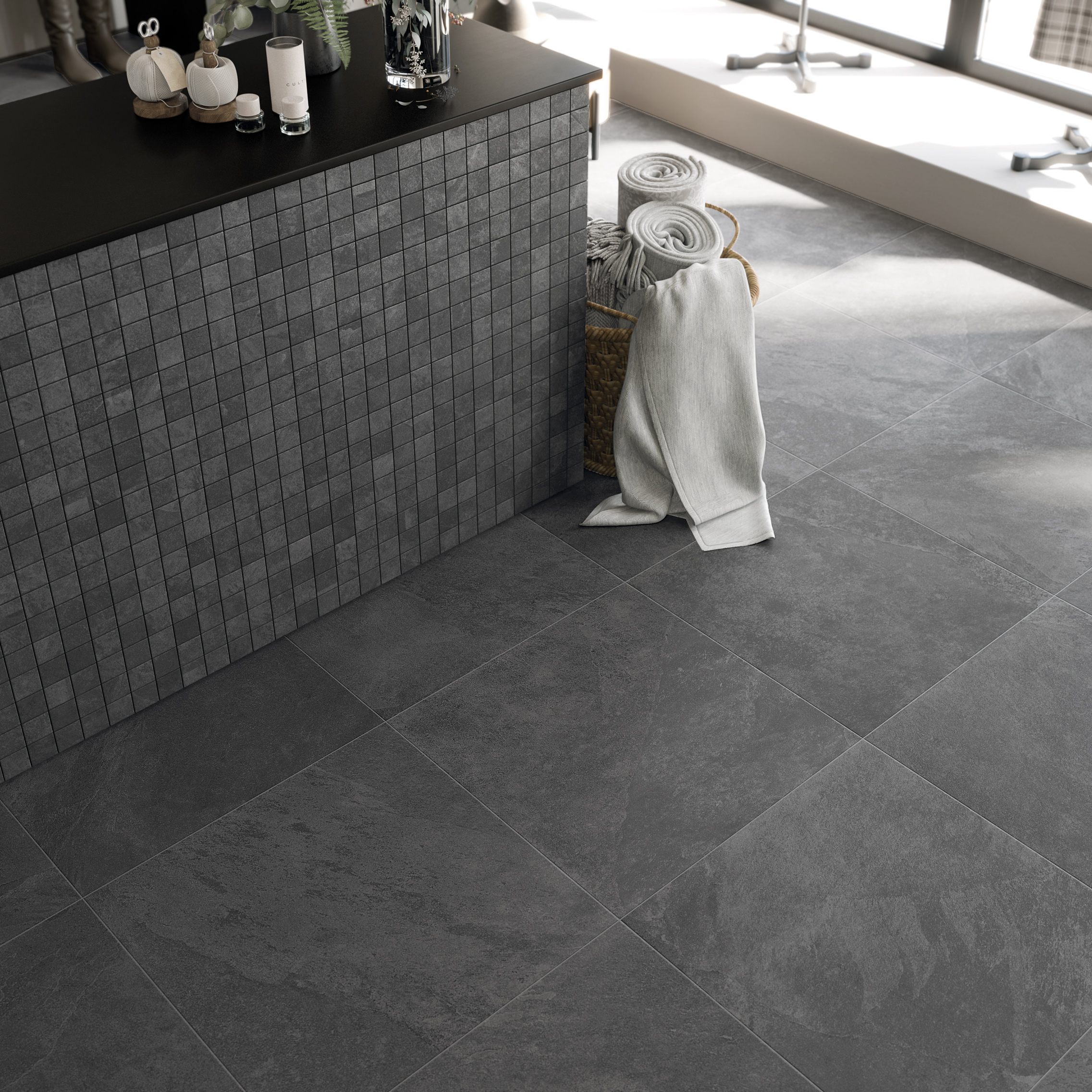 Steinoptik Graphite 60x60cm