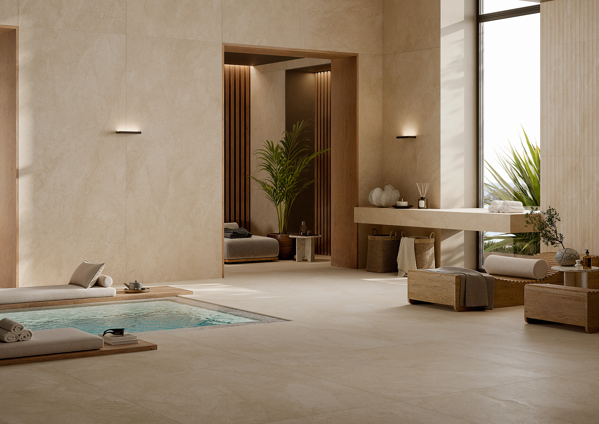Steinoptik Beige 60x120cm