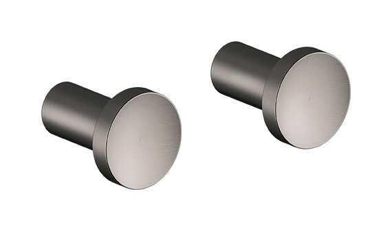 Handtuchhaken-Set 2 Stk. Graphitgrau