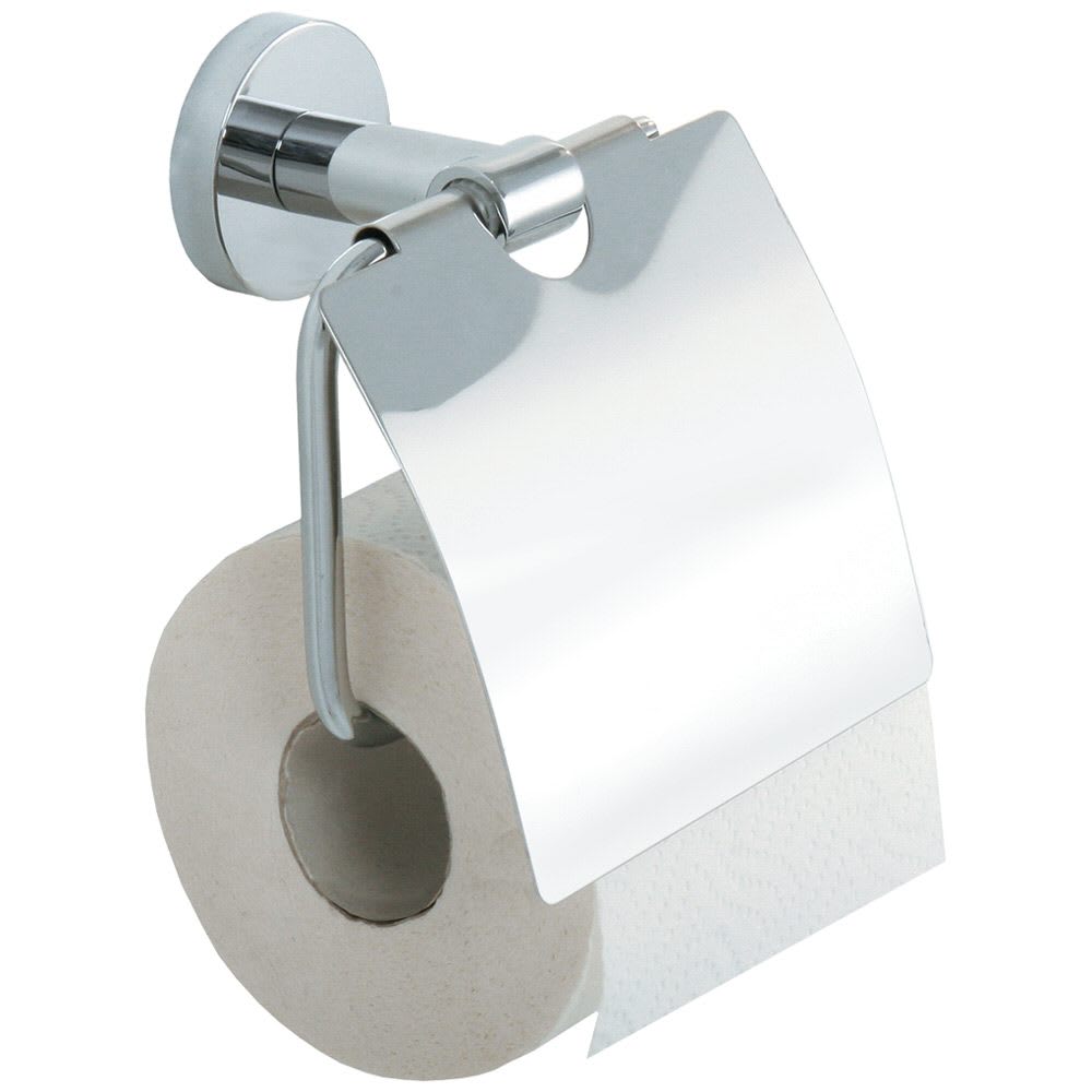 WC-Papierhalter mit Deckel zum kleben oder schrauben
