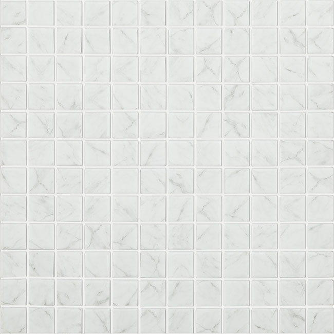 Glasmosaik Carrara grey matt 31,5 x 31,5 cm