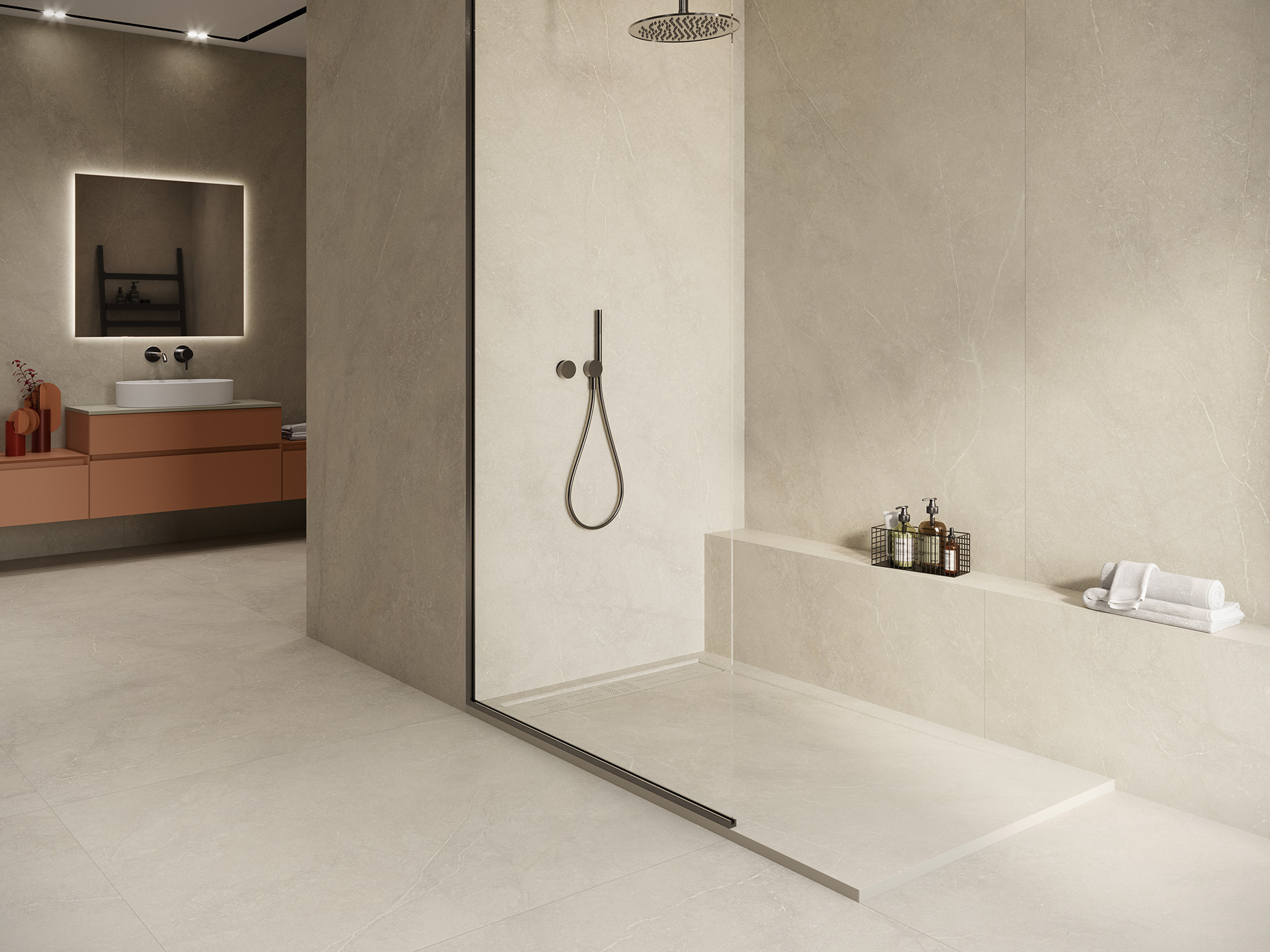 Betonoptik Sand 60x60cm